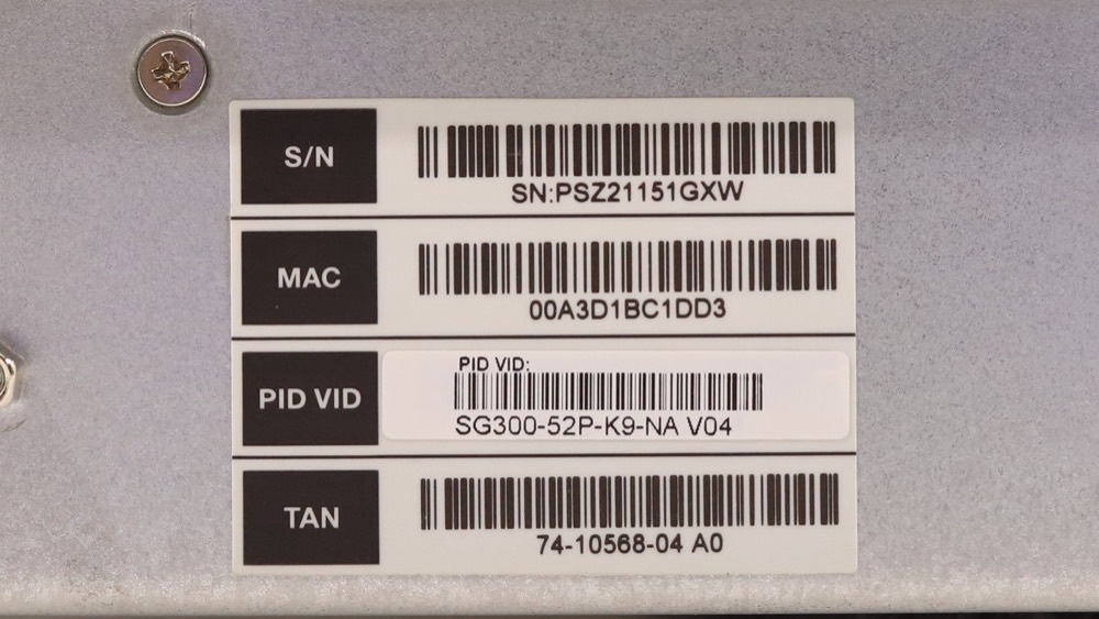 Коммутатор Cisco SG300-52P 52-Port Gigabit PoE Managed Switch W/Ears P/N: SG300-52P-K9-NA — фото 3