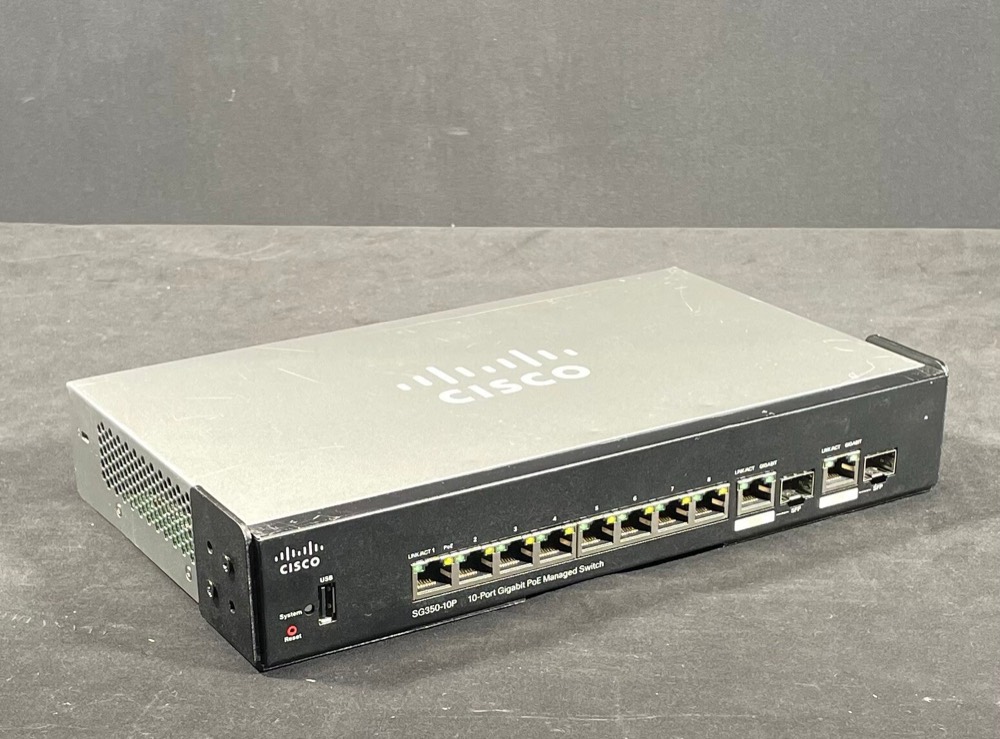 Коммутатор Cisco SG350-10P-K9 — фото 2