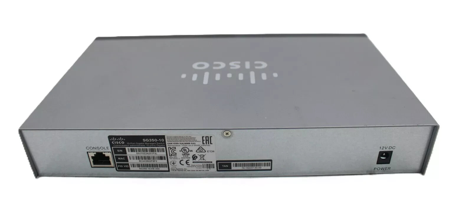 Коммутатор Cisco SG350-10 — фото 3
