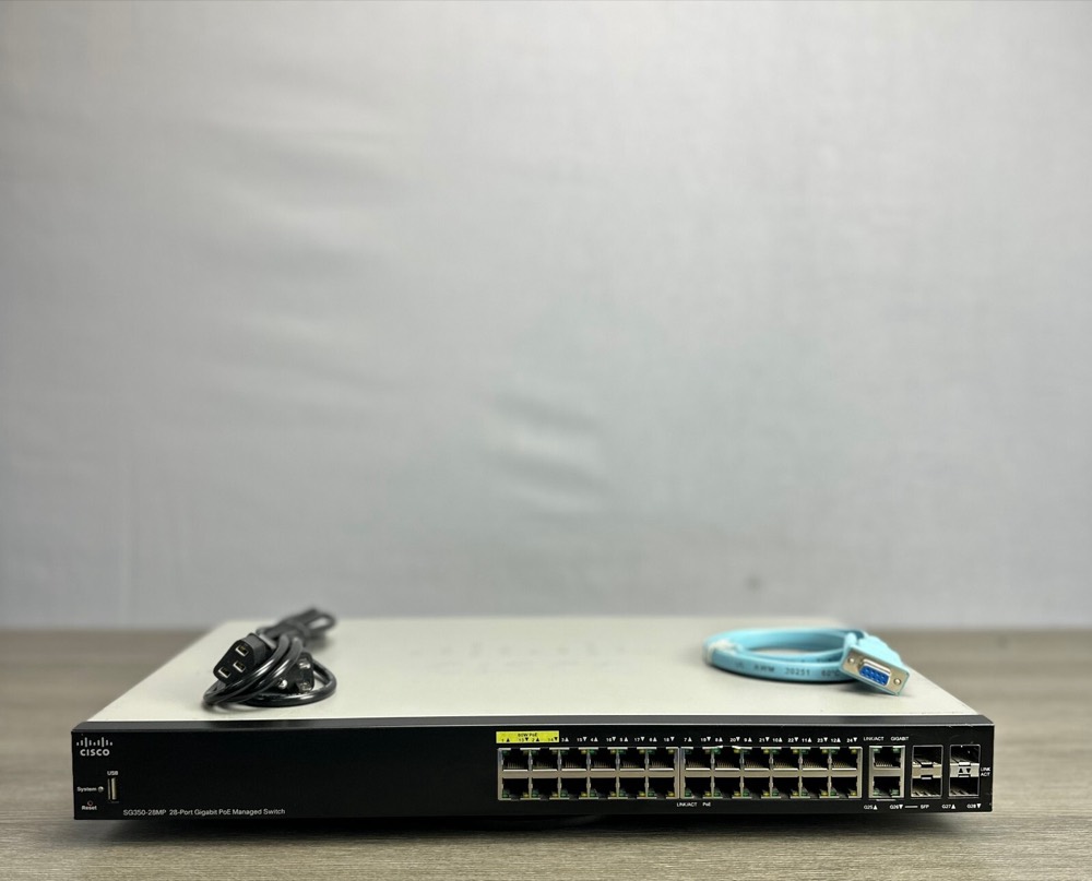 Коммутатор Cisco SG350-28MP-K9 — фото 2
