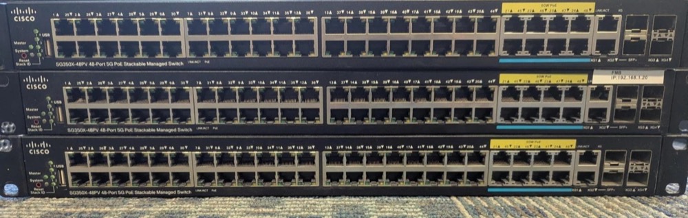 Коммутатор Cisco SG350X-48PV-K9 — фото 1