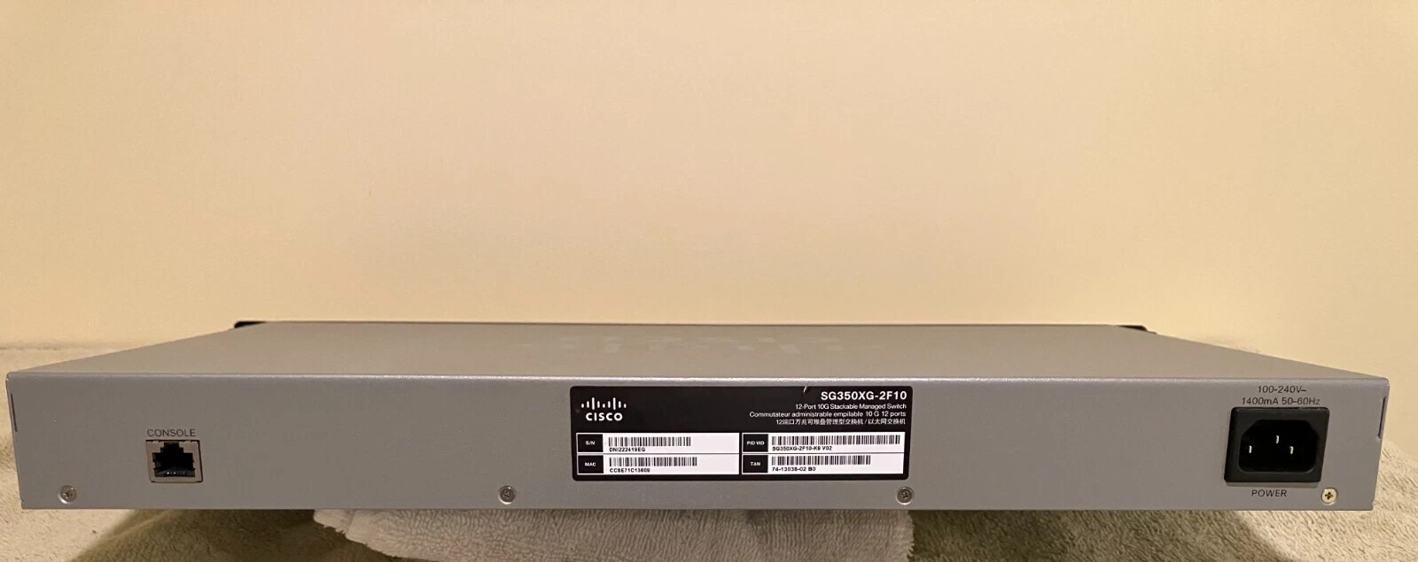 Коммутатор Cisco SG350XG-2F10-K9 — фото 2
