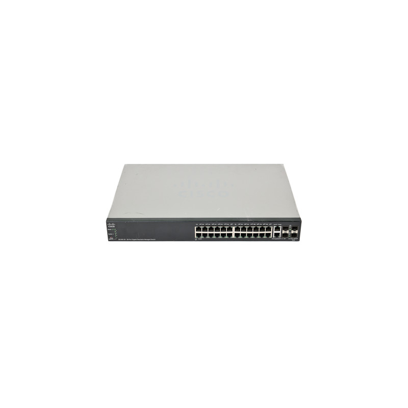 Коммутатор Cisco SG500-28-K9 28 Port - 24 Ethernet / 2 Combo Gigabit SFP 2 SFP Ports — фото 1