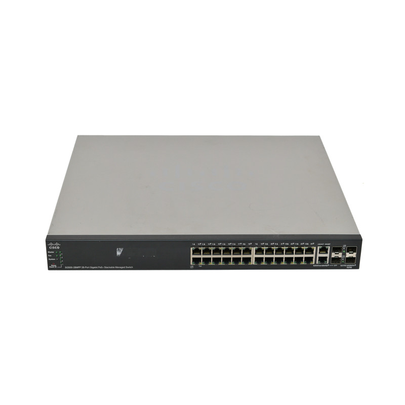Коммутатор Cisco SG500-28MPP-K9 24 10/100/1000 PoE+ ports SG500-28P-K9 — фото 1