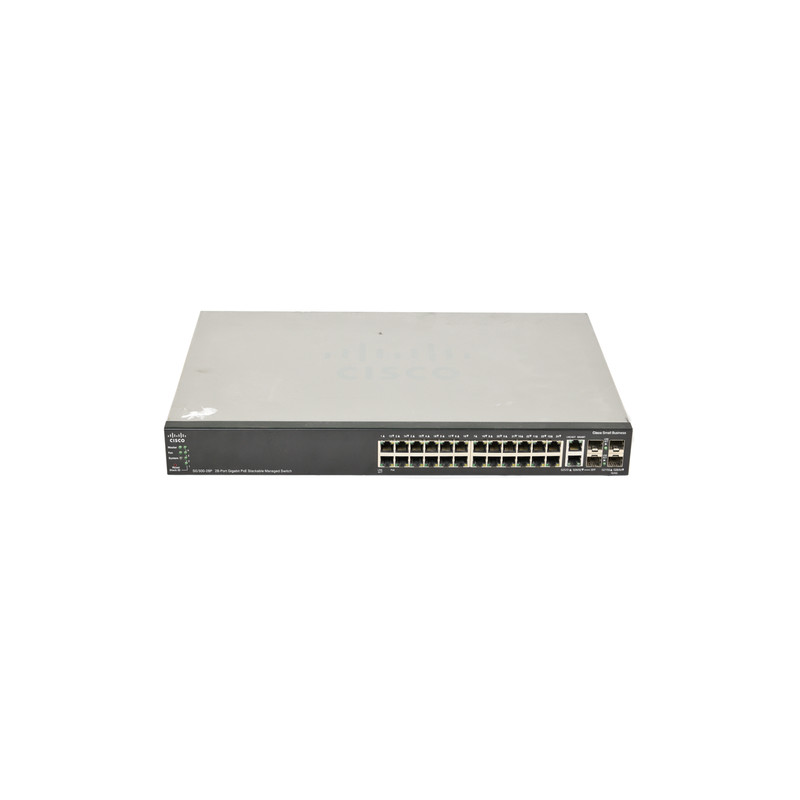Коммутатор Cisco SG500-28P-K9-NA 28-Port Gigabit POE Stackable Managed Switch — фото 1