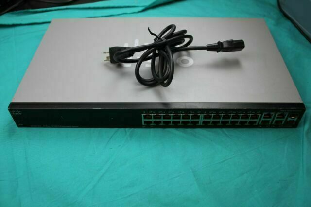 Коммутатор Cisco SG500-28P-K9-NA 28-Port Gigabit POE Stackable Managed Switch — фото 2