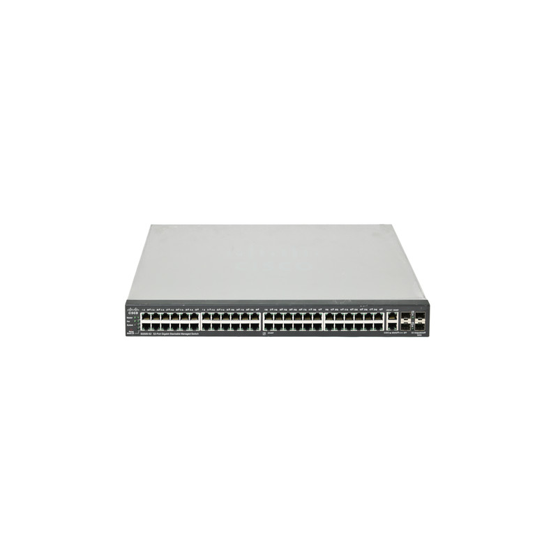 Коммутатор Cisco SG500-52-K9 48-Port 10/100/1000 with 4x GbE Stackable Managed Switch — фото 1