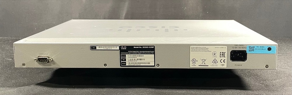 Коммутатор Cisco SG500-52MP-K9 — фото 3