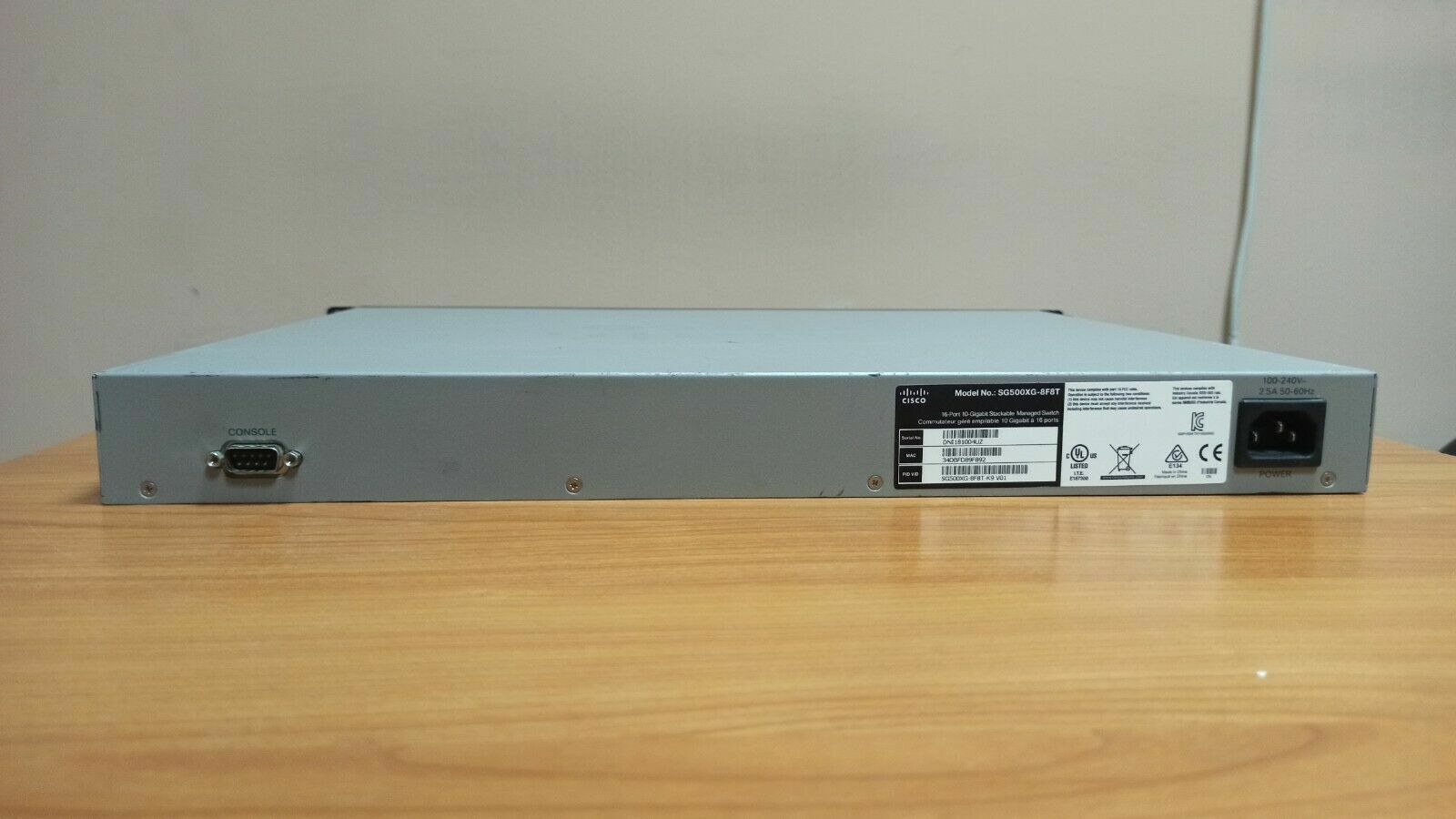 Коммутатор Cisco SG500XG-8F8T-K9 — фото 3