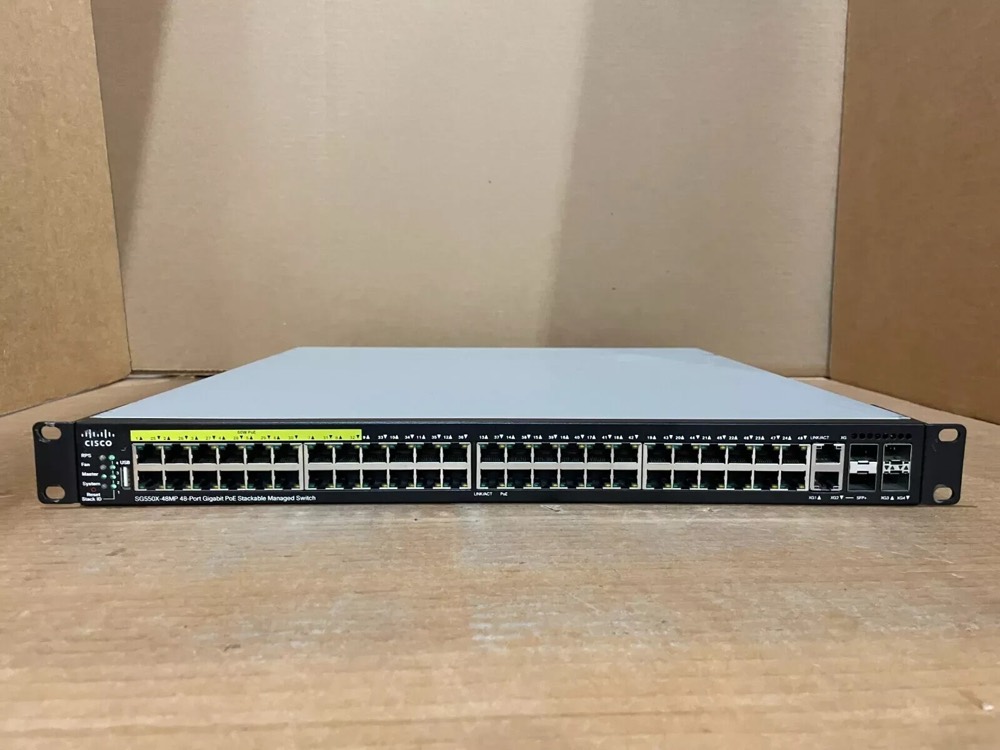 Коммутатор Cisco SG550X-48MP-K9 — фото 3