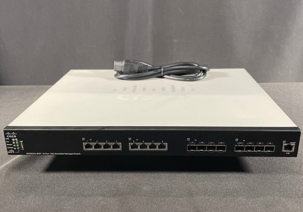 Коммутатор Cisco SG550XG-8F8T-K9 — фото 1