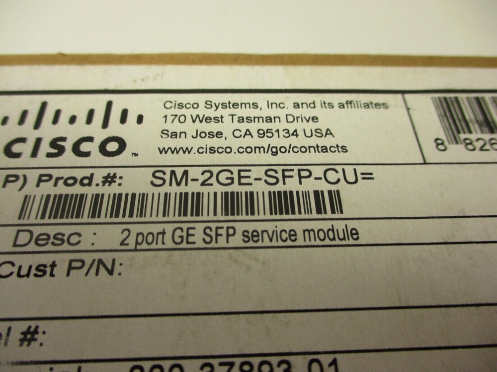 Модуль Cisco SM-2GE-SFP-CU — фото 3