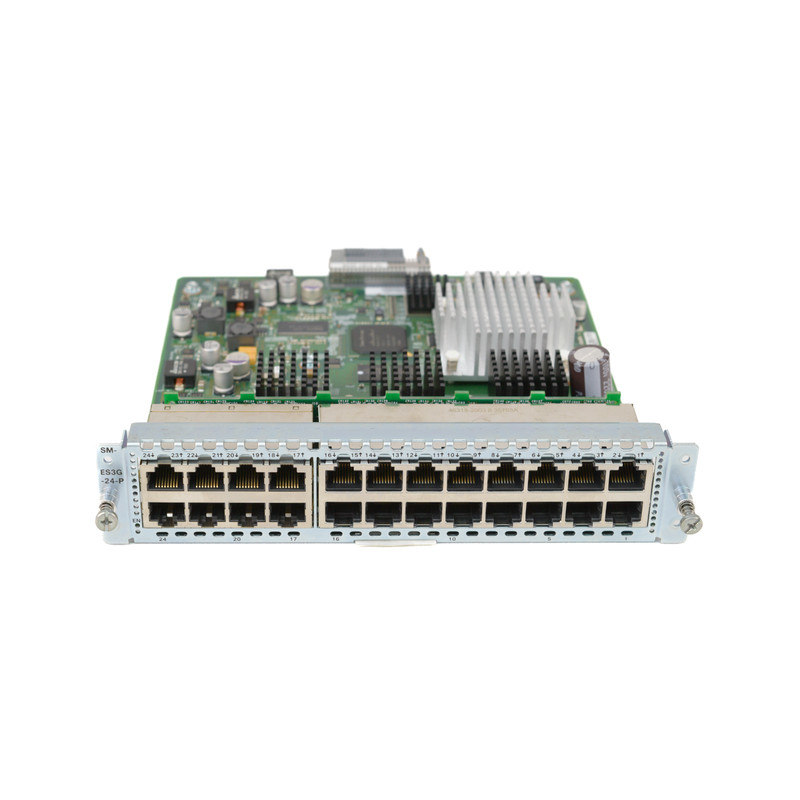 Маршрутизатор Cisco SM-ES3G-24-P 24-Port GbE Layer 2/3 Enhanced EtherSwitch ISR 1GE RJ45 — фото 1