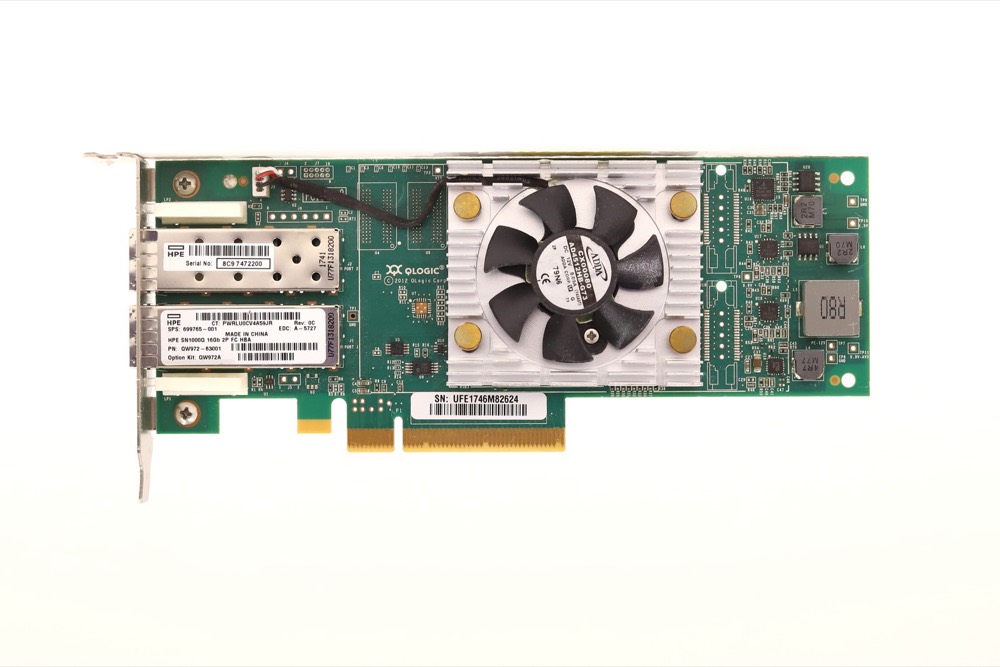 Адаптер HPE SN1000Q Dual-Port 16GB Fibre Channel PCIe x4 Host Bus Adapter P/N:699765-001 — фото 3