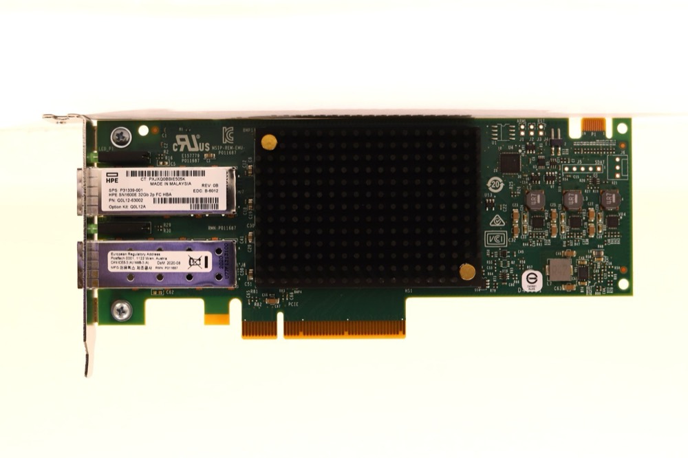 Трансивер HPE SN1600E Dual-Port 32GbE SFP+ FC PCIe x8 Host Bus Adapter P/N: P31339-001 — фото 3