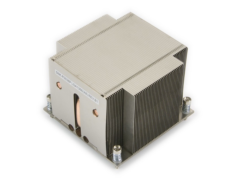 Радиатор Supermicro 2U Passive CPU Heat Sink Socket LGA1356/1366 (SNK-P0038P) — фото 1
