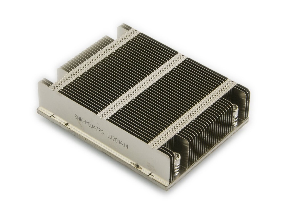 Радиатор Supermicro 1U Passive CPU Heat Sink Socket LGA2011 Narrow ILM (SNK-P0047PS) — фото 1