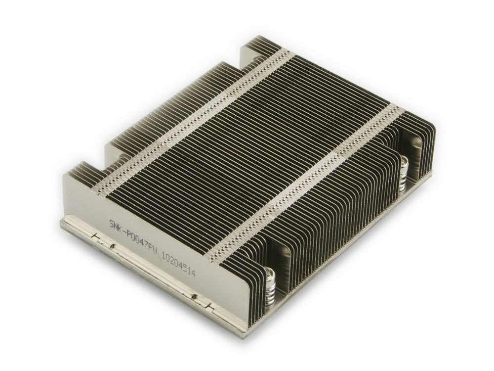 Радиатор Supermicro 1U Passive Proprietary CPU Heat Sink Socket LGA2011 Square ILM (SNK-P0047PW) — фото 1