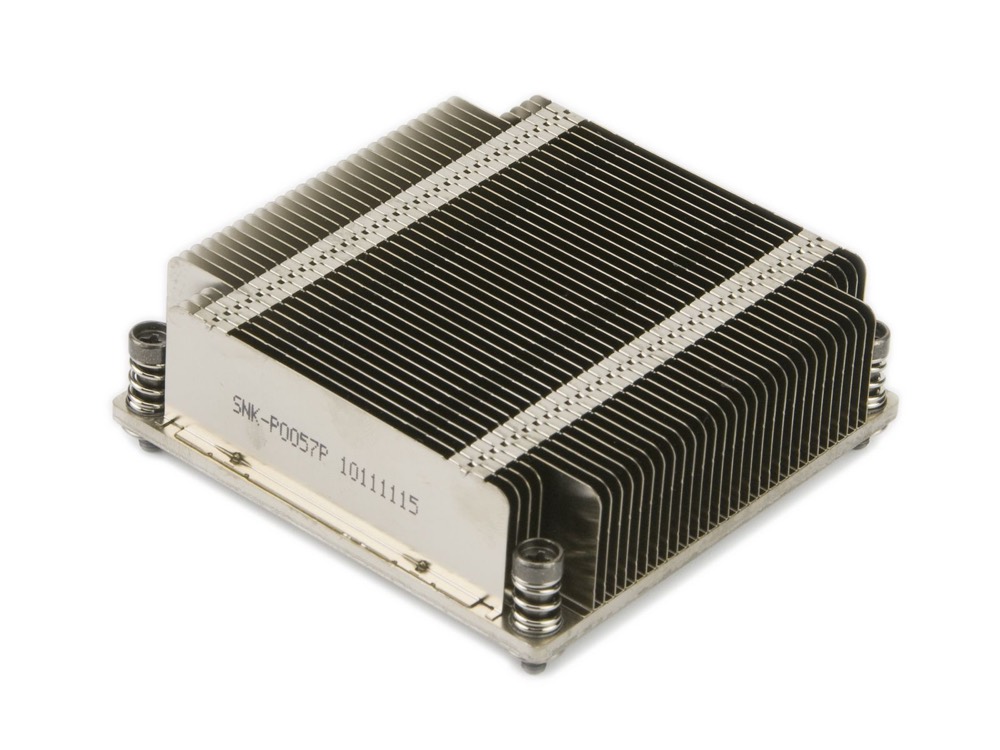 Радиатор Supermicro 1U Passive High Performance CPU Heat Sink Socket LGA2011 Square ILM (SNK-P0057P) — фото 1