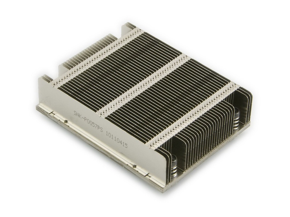 Радиатор Supermicro 1U Passive High Performance CPU Heat Sink Socket LGA2011 Narrow ILM (SNK-P0057PS) — фото 1