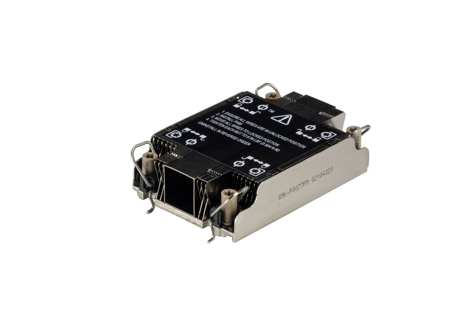 Радиатор Supermicro 1U Passive CPU Heat Sink Socket LGA4189 (SNK-P0077PM) — фото 1