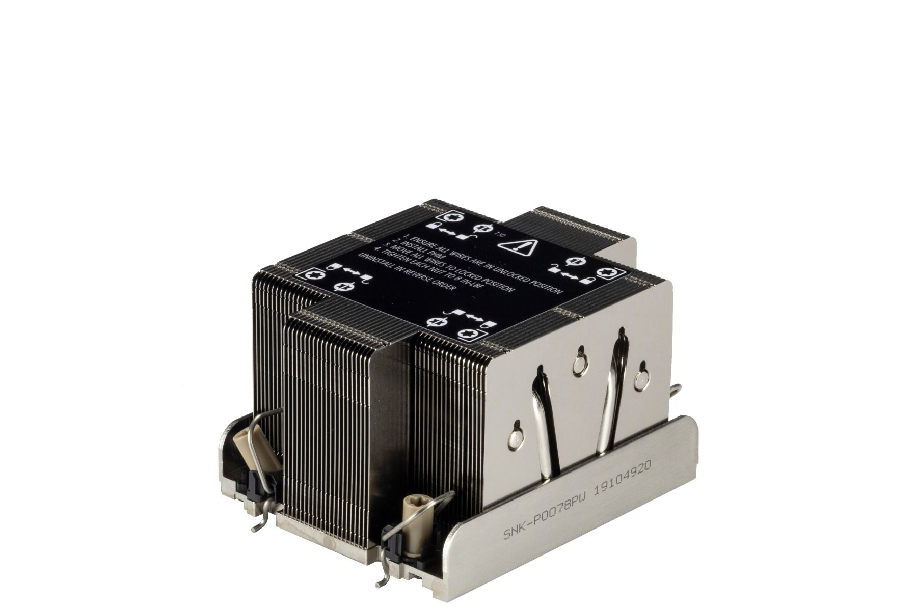 Радиатор Supermicro 2U Passive CPU Heat Sink Socket LGA4189 (SNK-P0078PW) — фото 1
