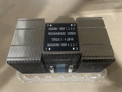 Радиатор Supermicro SNK-P4006PV 2U Passive GPU Heat Sink for NVIDIA Redstone SXM4 Module — фото 1