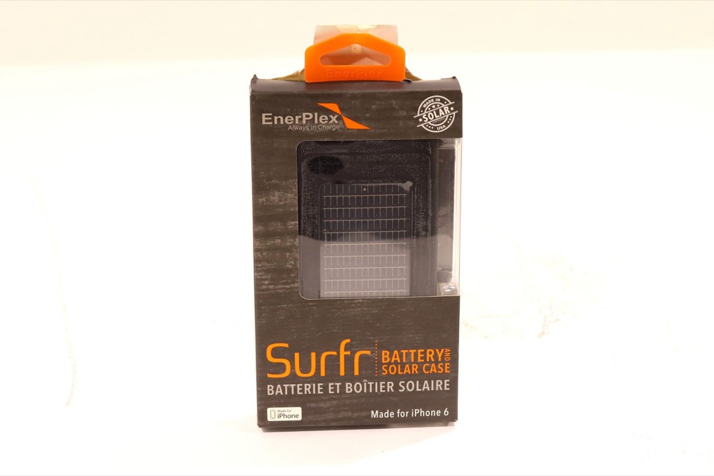 Кабель EnerPlex SRI62700BK Surfr 2700mAh Solar Case For iPhone 6 W/USB Cable Open Box — фото 1
