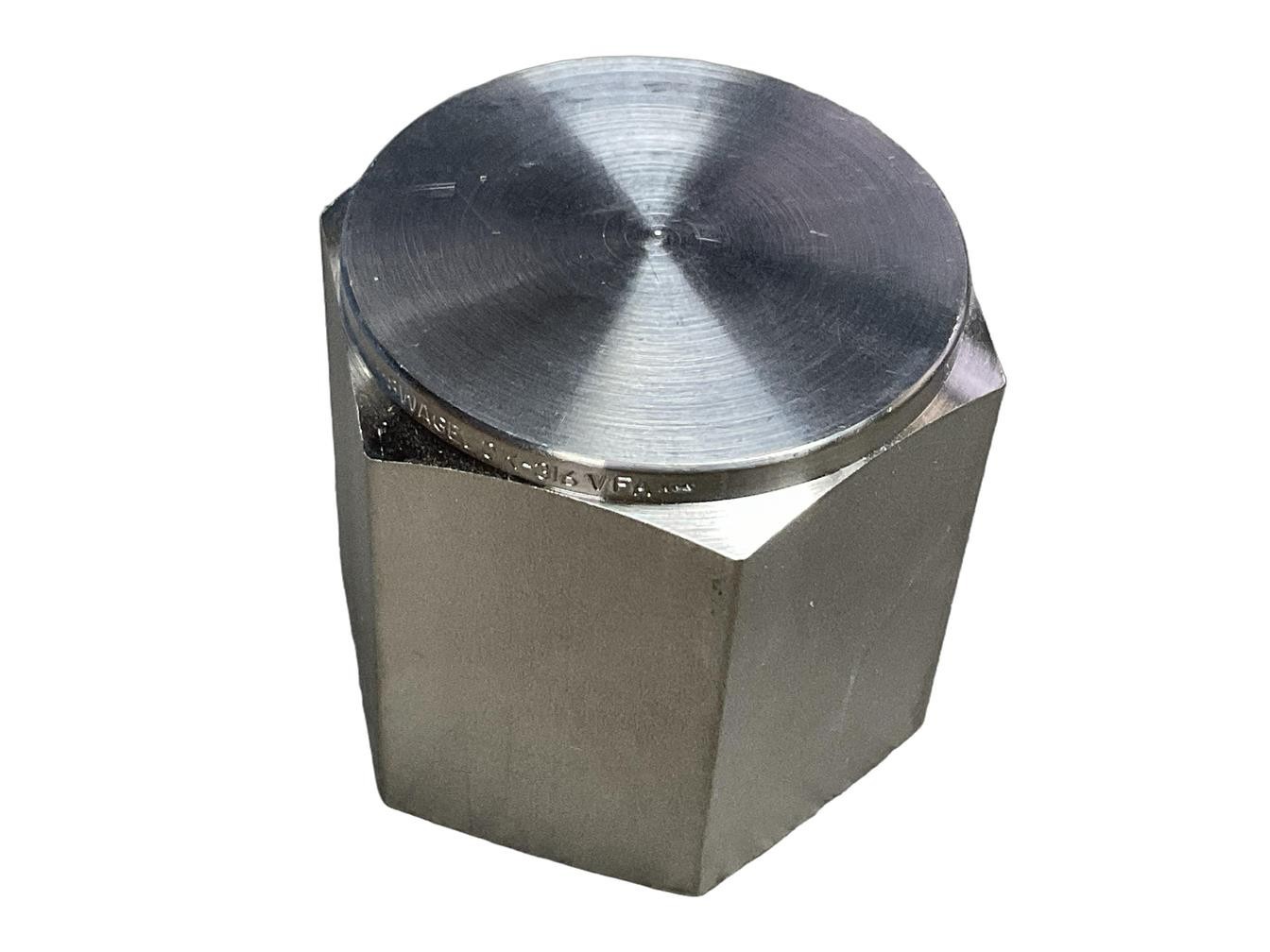 Компонент SS-16-CP Stainless Steel Pipe Fitting, Pipe Cap, 1 in. Female NPT — фото 1