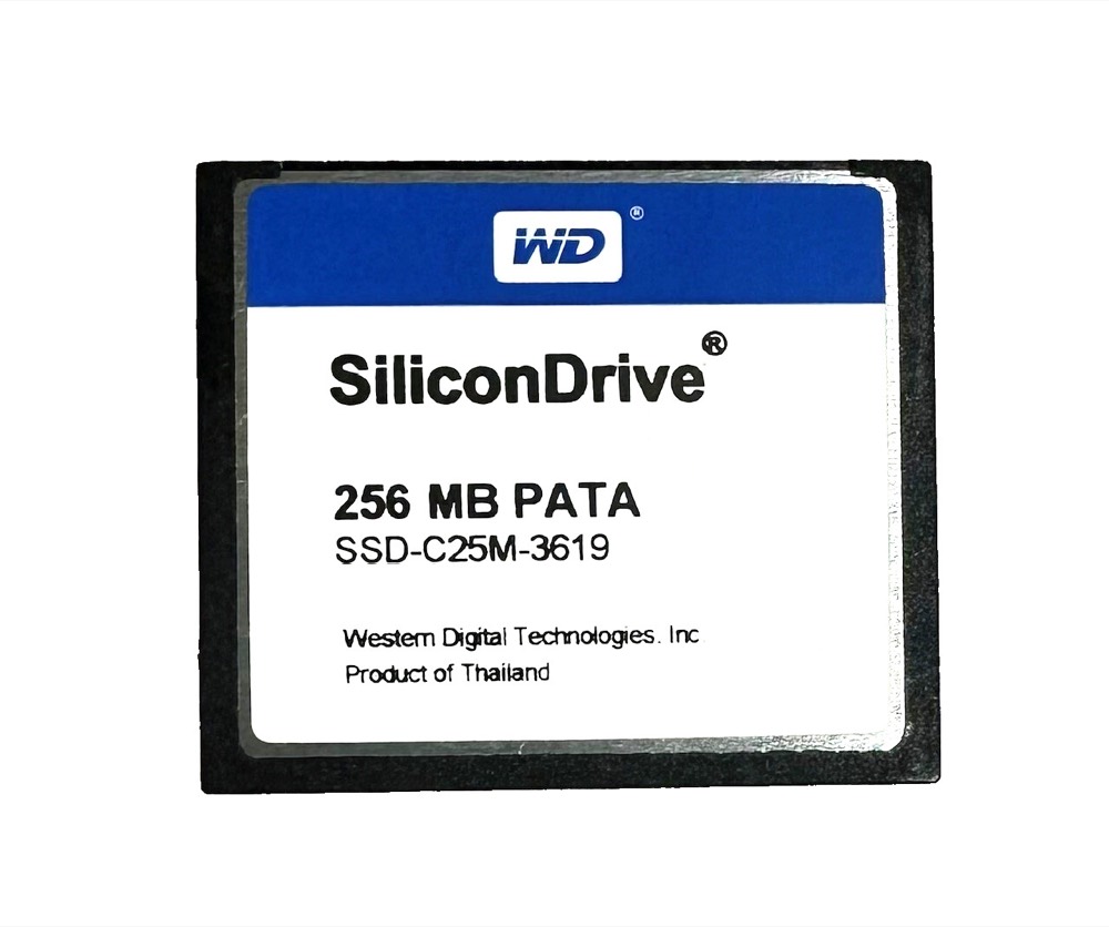 SSD-накопитель SSD-C25M-3619-256MB WD 256MB COMPACT FLASH SILICON DRIVE — фото 1