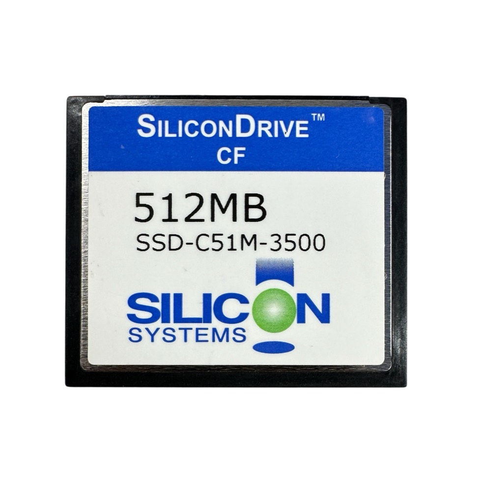 SSD-накопитель SSD-C51M-3500 WD 512MB PATA SILICON SYSTEMS COMPACT FLASH CF SSD — фото 1