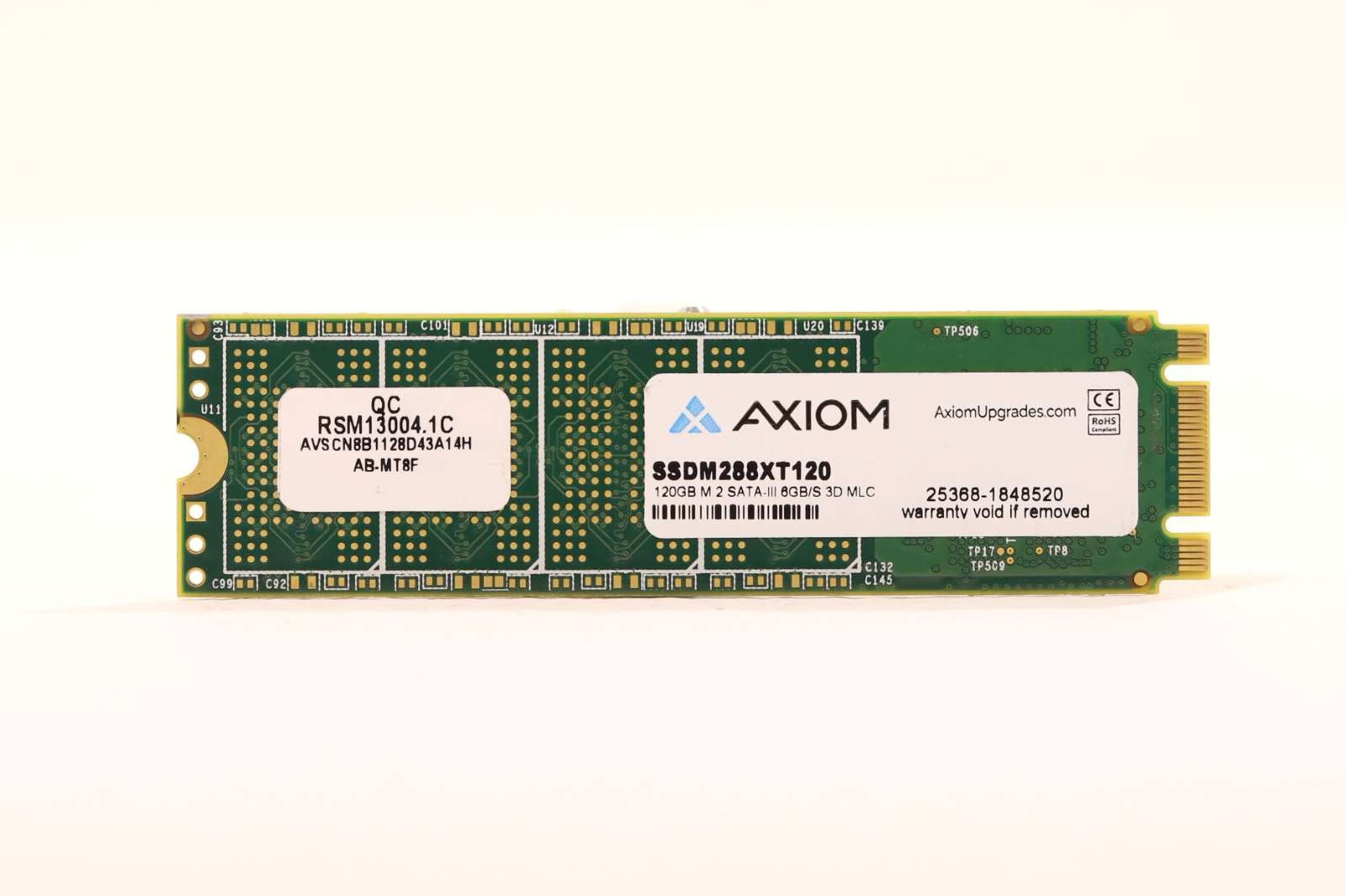 SSD-накопитель Axiom SSDM288XT120 120GB 6Gb/s M.2 3D MLC SATA-III Solid State Drive Tested — фото 1