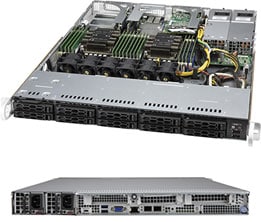 Сервер Supermicro SSG-1129P-ACR10N4L 1U — фото 1