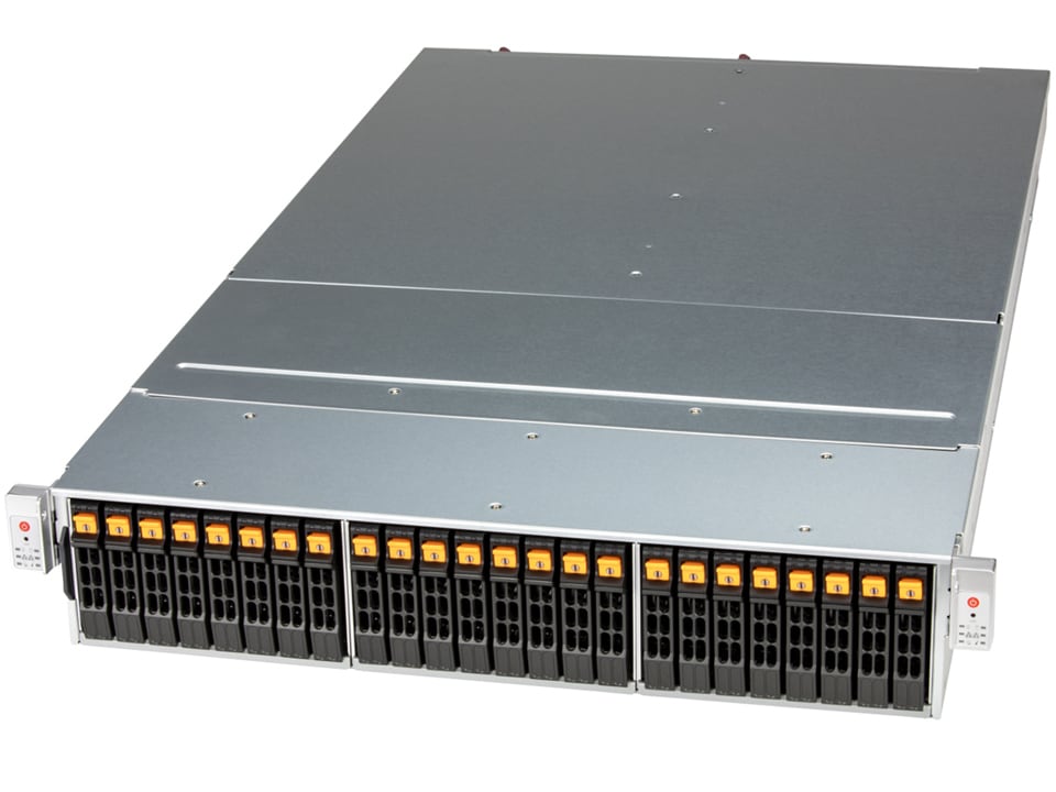 Сервер хранения Supermicro SSG-221E-DN2R24R 2U — фото 1