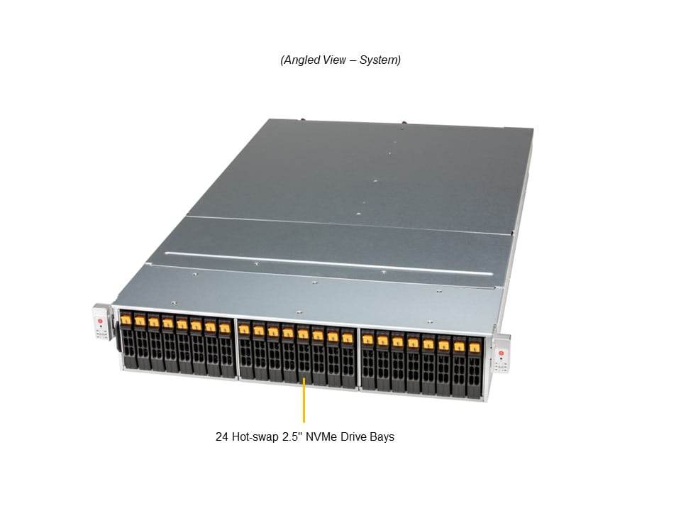 Сервер хранения Supermicro SSG-221E-DN2R24R 2U — фото 2
