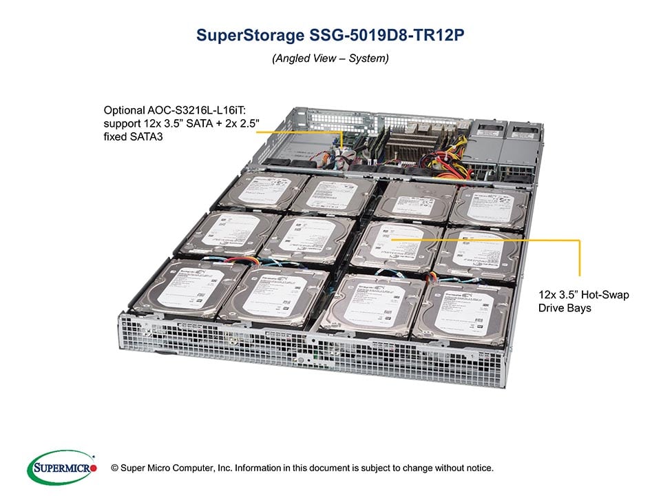 Сервер Supermicro SSG-5019D8-TR12P 1U — фото 2