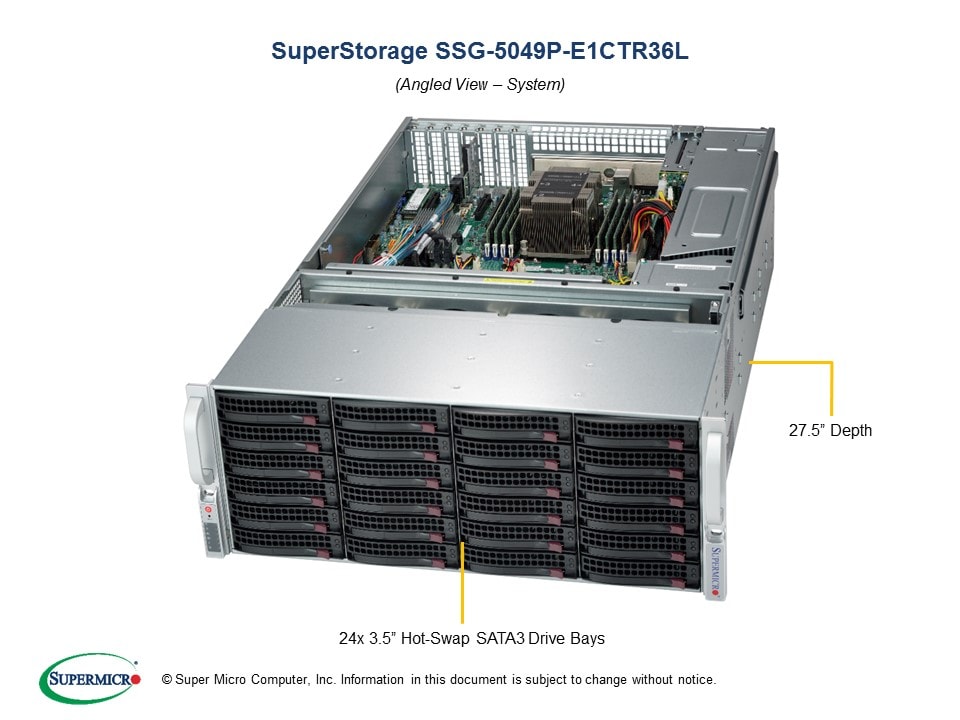 Сервер Supermicro SSG-5049P-E1CTR36L 4U — фото 2