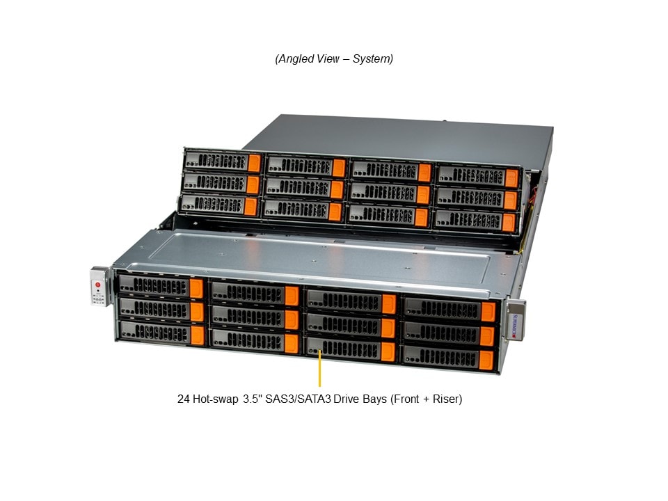 Сервер Supermicro 2U SuperStorage Server (SSG-521E-E1CR24H) — фото 3