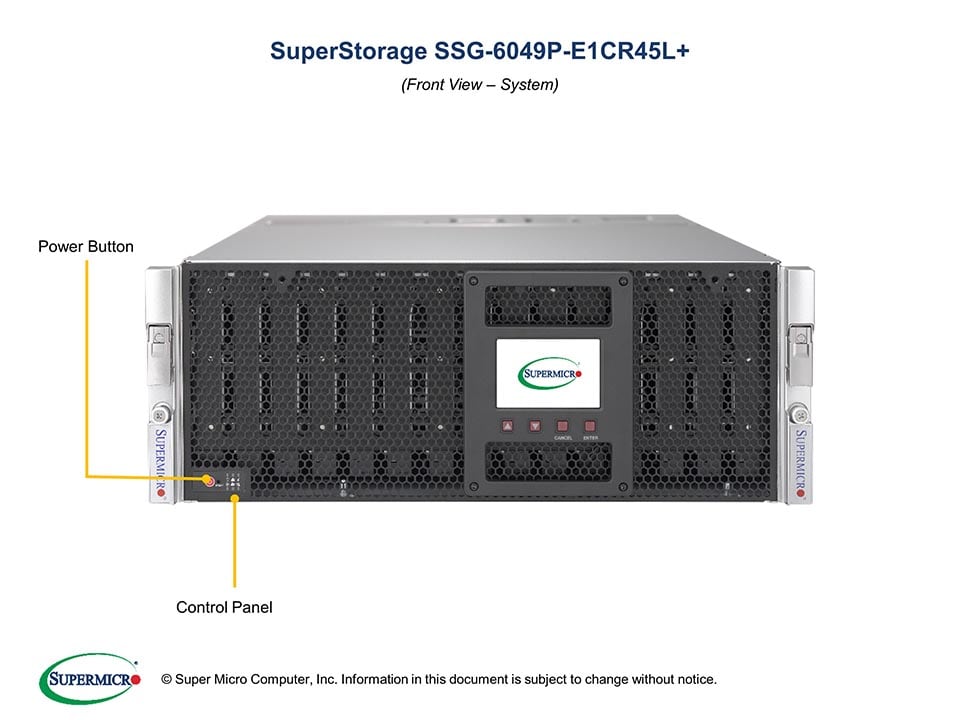Сервер Supermicro SSG-6049P-E1CR45L_ 4U — фото 4