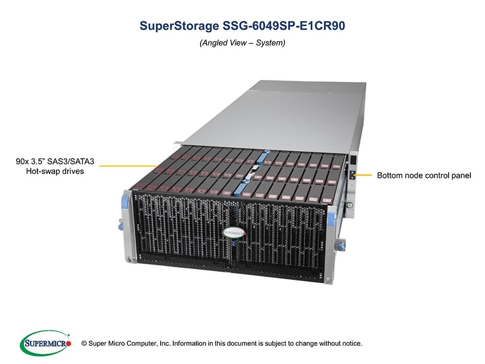 Сервер Supermicro SSG-6049SP-E1CR90 4U — фото 4