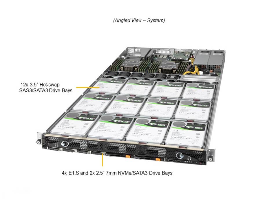 Сервер Supermicro SSG-610P-ACR12N4L 1U — фото 2