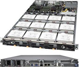 Сервер Supermicro SSG-6119P-ACR12N4L 1U — фото 1