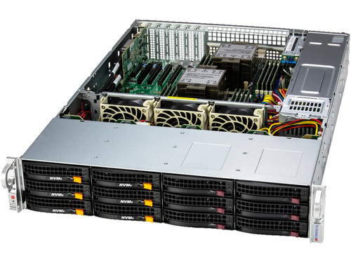 Сервер Supermicro SSG-621E-ACR12H 2U Storage Server -12Bay X13DEI-T 1200W Redundant PWS — фото 1