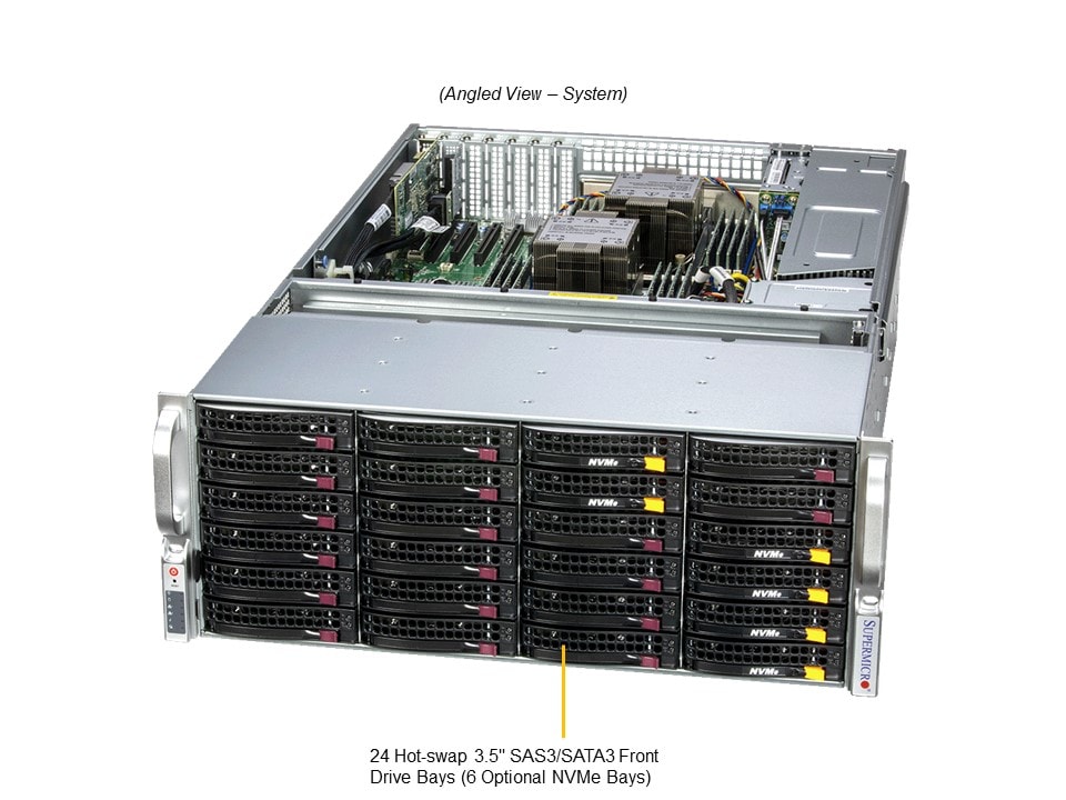 Сервер Supermicro 4U SuperStorage Server (SSG-641E-E1CR36H) — фото 3