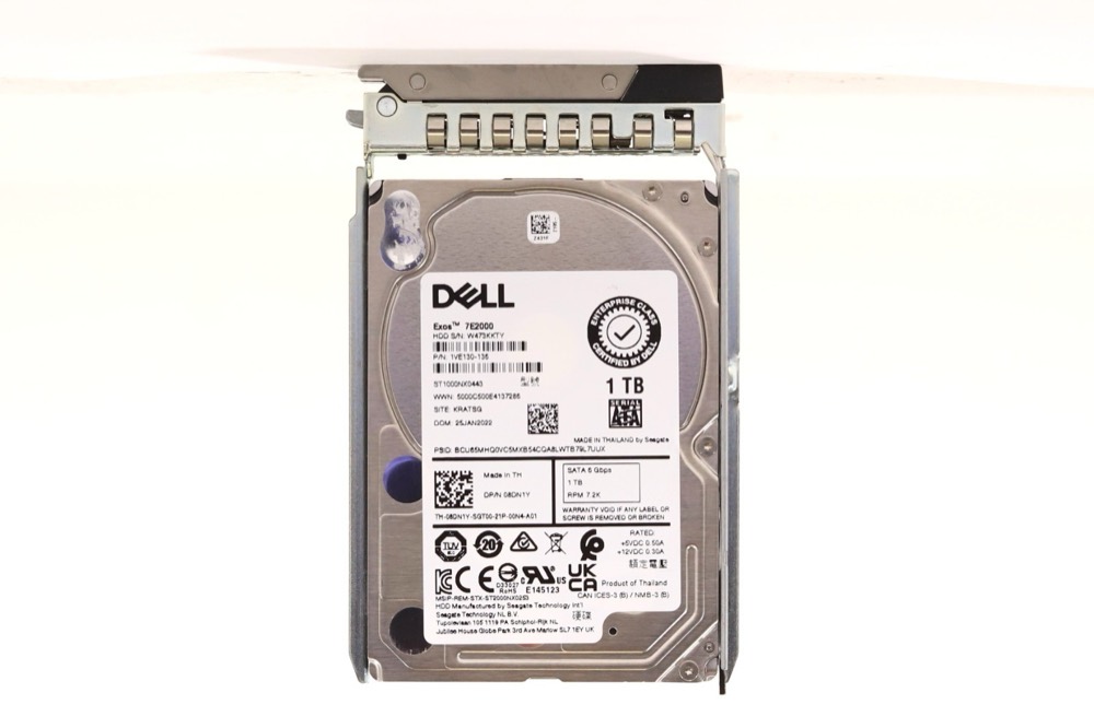 Жёсткий диск Dell ST1000NX0443 1TB 2.5" 6Gb/s 7.2K RPM SATA HDD W/Caddy Dell P/N: 08DN1Y — фото 1