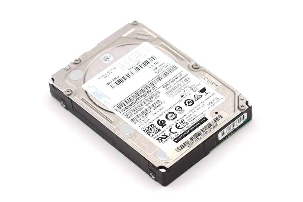 Компонент IBM ST1200MM0009 1.2TB 2.5" 12Gb/s 10K RPM SAS Drive FRU P/N: 01AC597 Tested — фото 1