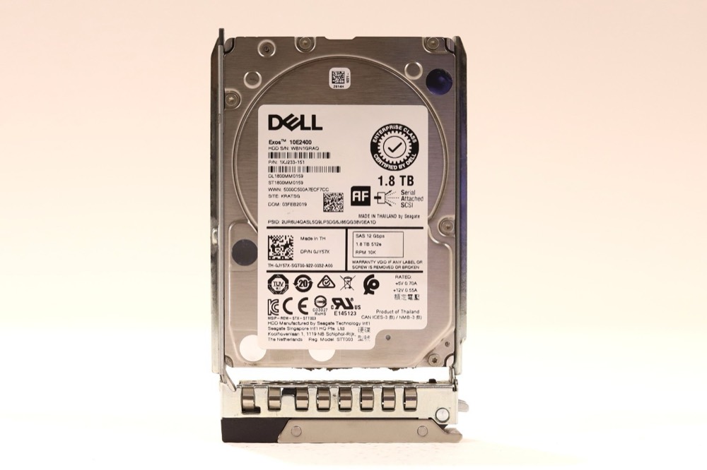 Компонент Dell ST1800MM0159 1.8TB 2.5" 12Gb/s 10K RPM SAS Drive W/Caddy Dell P/N: 0JY57X — фото 1