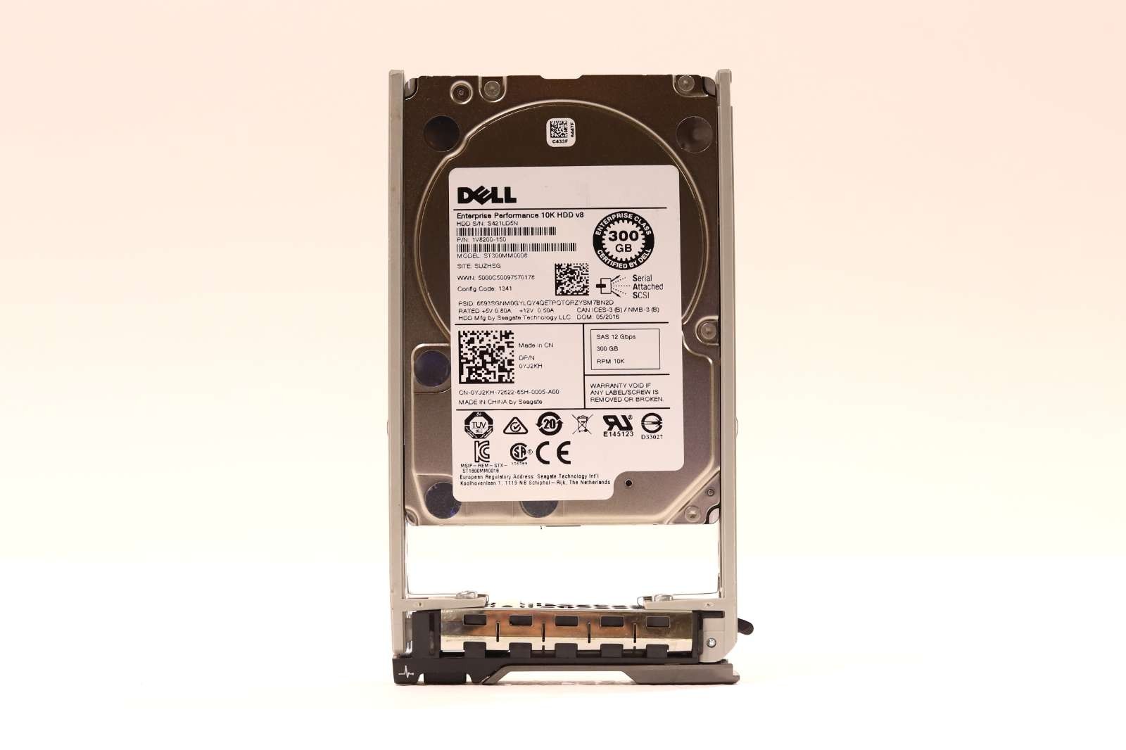 Жёсткий диск Dell ST300MM0008 300GB 2.5" 12Gb/s 10K RPM SAS HDD W/Caddy Dell P/N: 0YJ2KH — фото 1