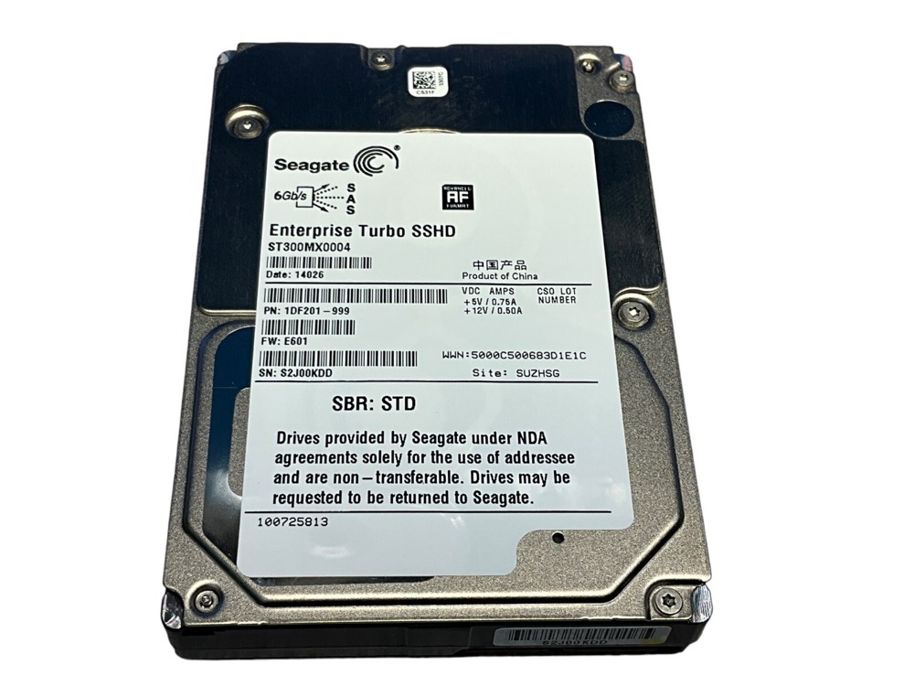 Жёсткий диск ST300MX0004 Seagate 300GB 15kRPM SAS 6.0 Gbps 2.5 128MB Cache Enterprise HDD — фото 1