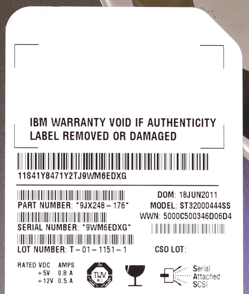 Жёсткий диск Seagate 2 ТБ SAS 6 Гбит/с 7,2K 3,5" (ST32000444SS) — фото 2